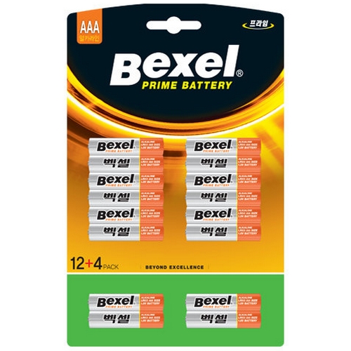 벡셀  프라임 알카라인 AAA