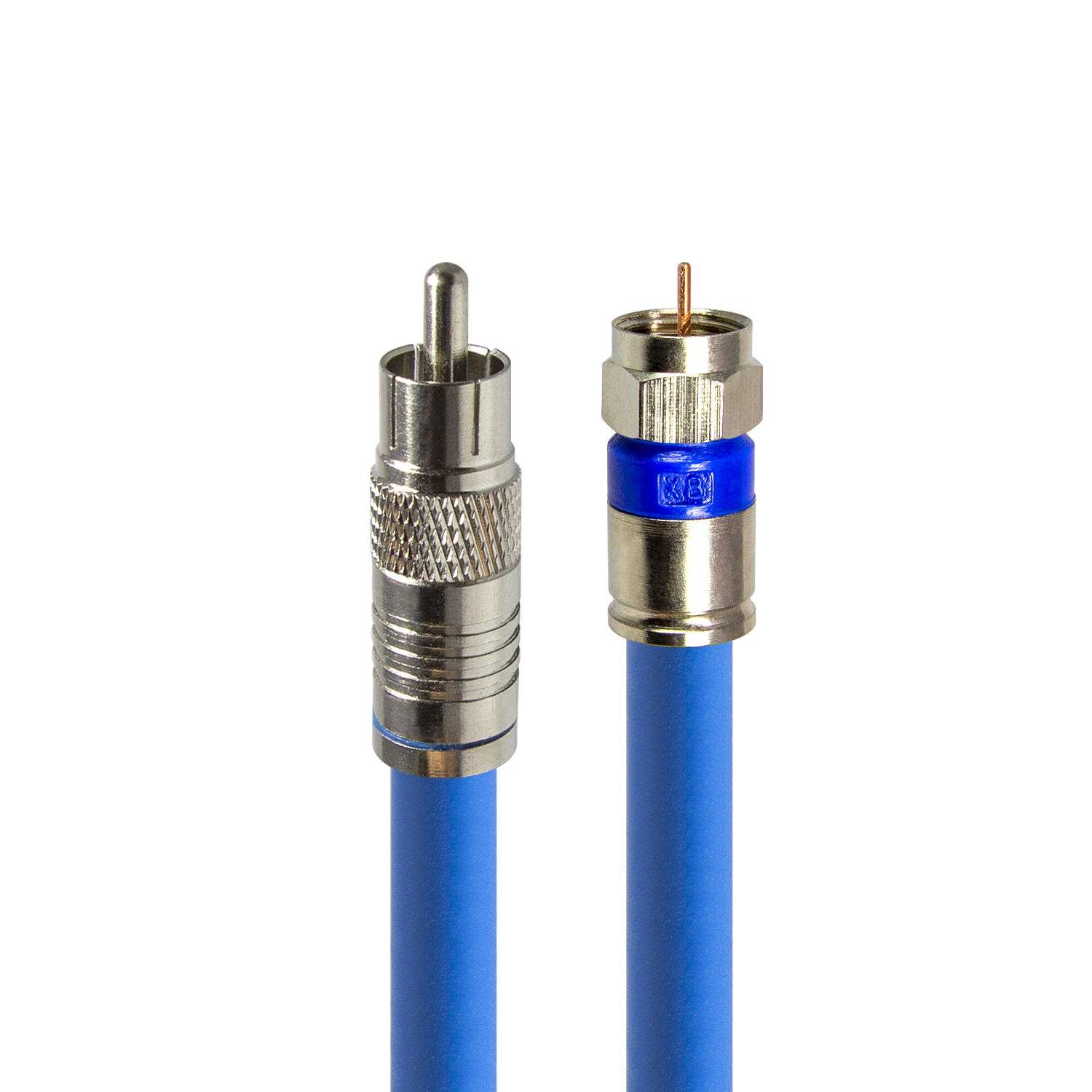 HDTOP  국산 RCA TO RF 5C 블루 동축 케이블