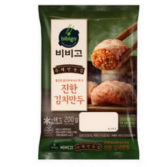 CJ제일제당 비비고 진한 김치만두 200g