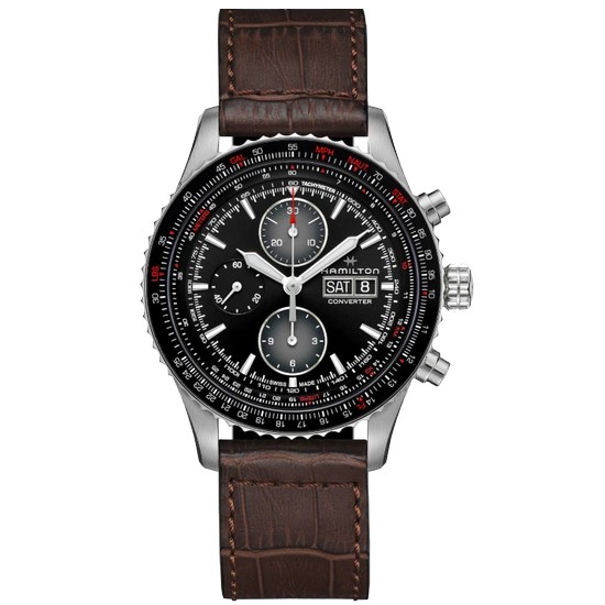 해밀턴 파일럿 컨버터 오토 크로노 시계_H76726530