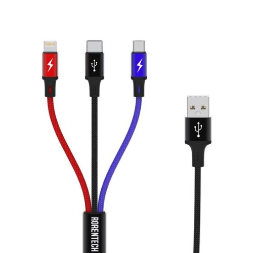 로랜텍  3in1 멀티 케이블