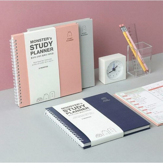 인디고  몬스터 스터디 플래너 아이콘 6개월용