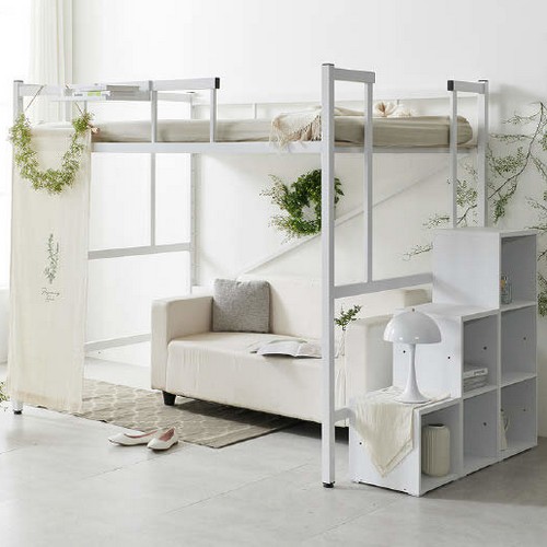 골든스트릿 레벨업 높이조절 수납계단형 벙커침대 D