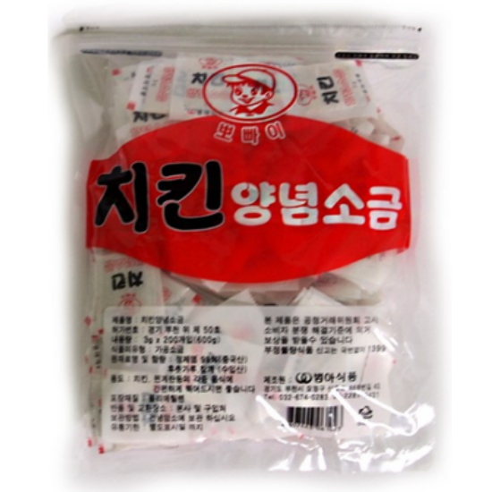 범아식품  뽀빠이 치킨 양념 소금 3g [3000개]