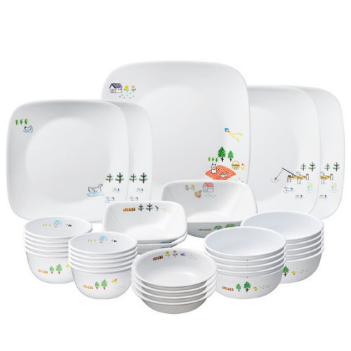 코렐 이지위켄드 10인 사각 홈세트 36P