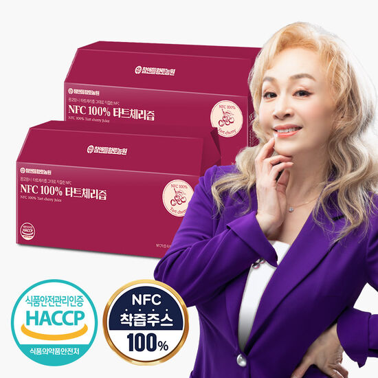 참앤들황토농원 NFC 100% 몽모랑시 타트체리즙 70ml 30포