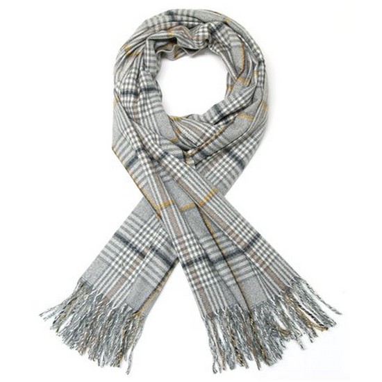 엘르 첼시체크 머플러 SE04TP308