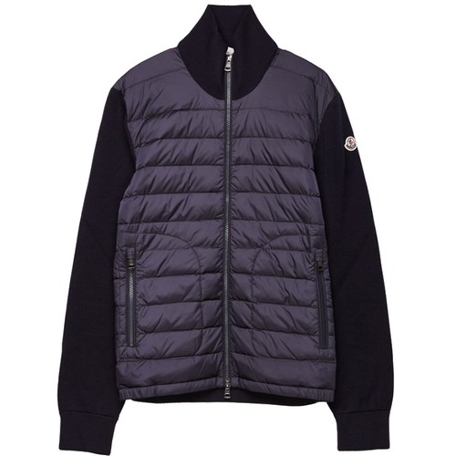 몽클레르 남성 TRICOT 니트 소매 패딩자켓_9B50700 A9341