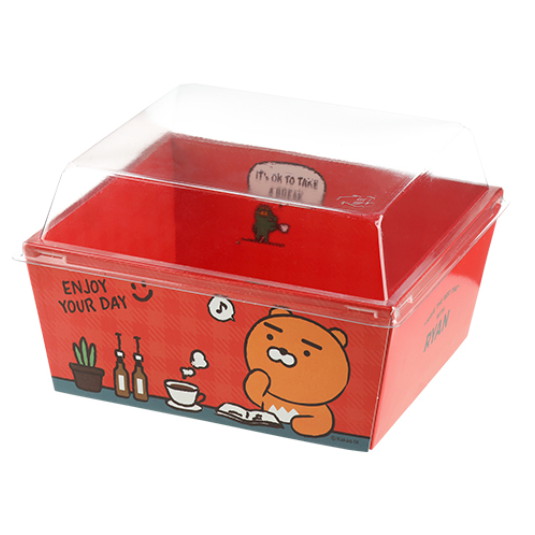 카카오프렌즈 라이언 샐러드박스