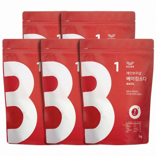 레인보우샵 베이킹소다 베이직 1kg