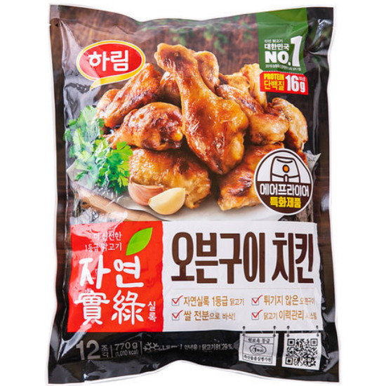하림 자연실록 오븐구이치킨 770g [1개] - 에누리 가격비교