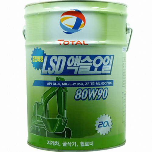 토탈  LSD 액슬오일 GL-5 80W90 20L