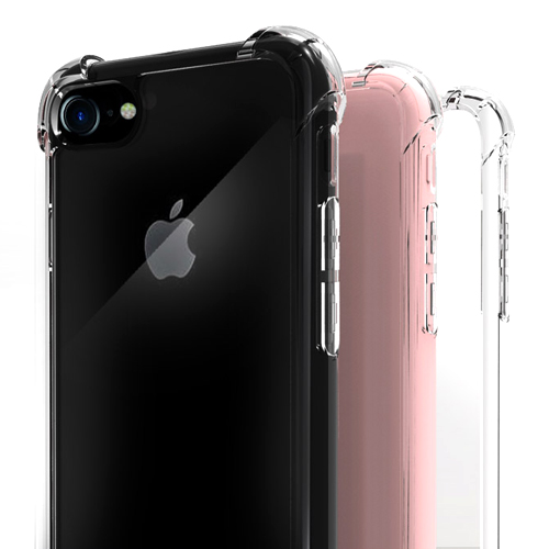 ISK 에디터 아이폰SE2 방탄 클리어 캡슐 케이스