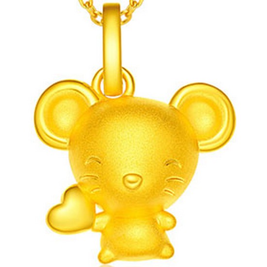 주대복 24K 펜던트-순금999-12간지2020년경자년 쥐띠 23587-R