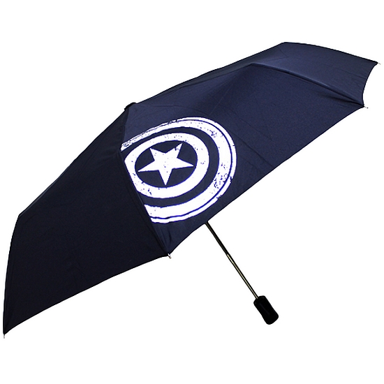 성창FnG 마블 캡틴아메리카 크랙 58 3단 완전 자동 우산 70011