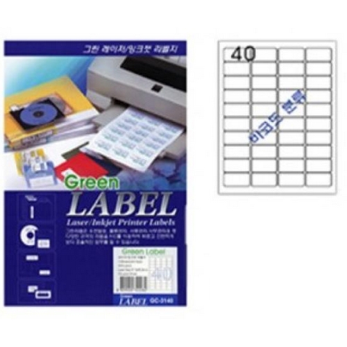그린팬시  바코드 라벨 GC-3140