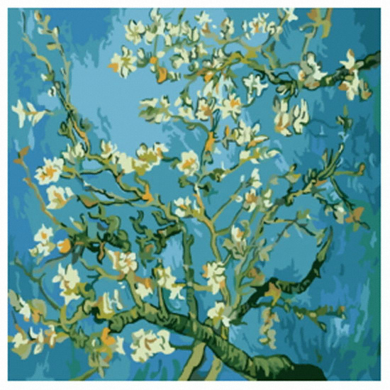 아트모아  DIY 명화그리기 고흐의 꽃피는 아몬드나무