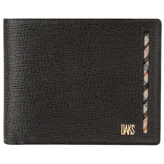 닥스 남성 다크브라운 체크포인트 반지갑_DBWA1E914W3