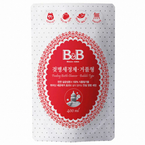 B&B 젖병 세정제 거품형 리필 400ml