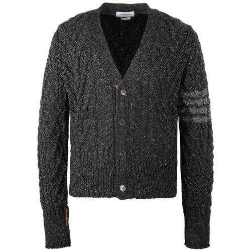 톰브라운 사선 케이블 니트 가디건_MKC289C 00278 025