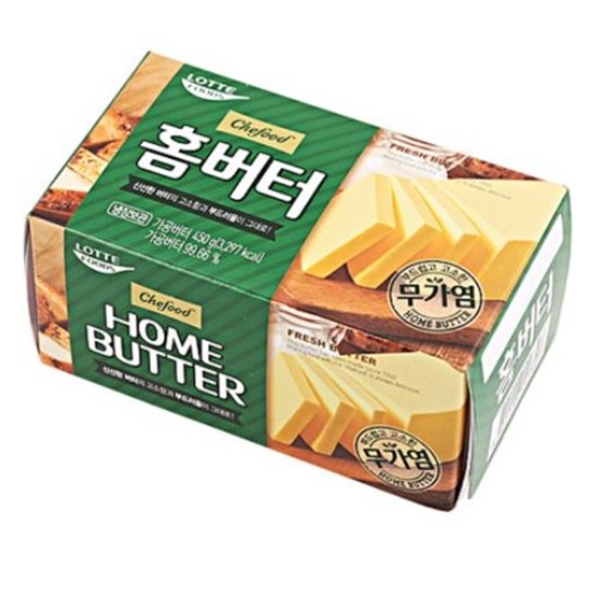 롯데푸드  홈버터 후레쉬 무염 450g