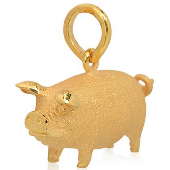 혼골드모아 골드모아 복덩이 금돼지 펜던트 3.75g