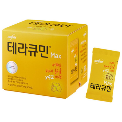 한독 테라큐민 맥스 커큐민 울금 강황 30포