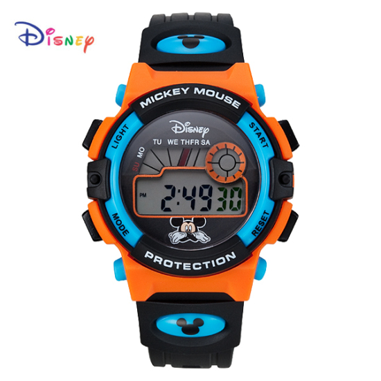 디즈니 미키마우스 청소년 캐릭터 디지털시계 OW222BK