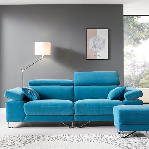 오스본가구 힐튼 아쿠아 에코클린 패브릭 소파 3인용