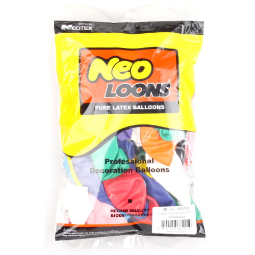 네오텍스  네오룬즈 라운드풍선 30cm 스탠다드 50개입