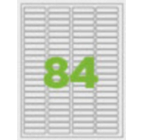 유니  화이트 라벨 A4 84칸 (4x21)