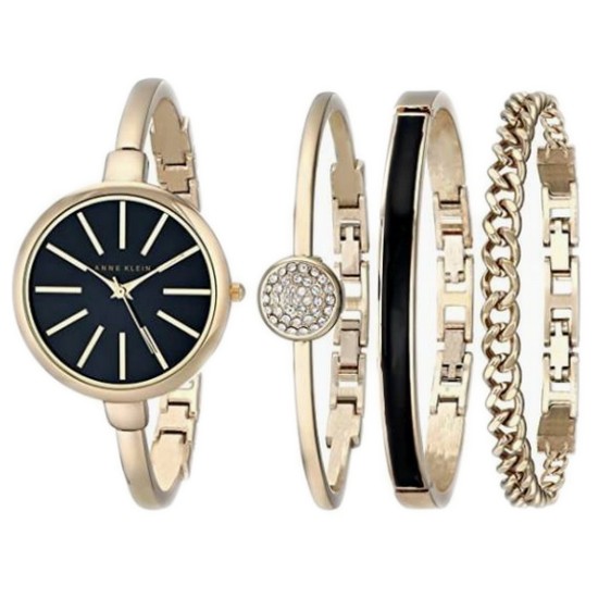 앤클라인 여성용 뱅글 브레이스렛 셋 손목시계-1470GBST