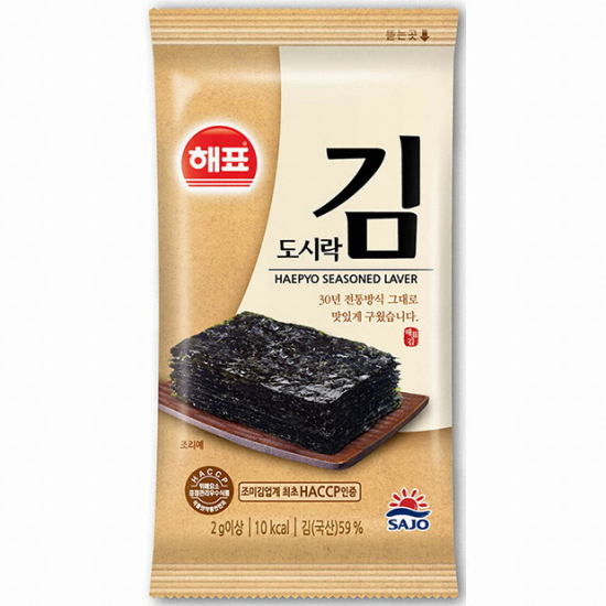 사조해표 해표 도시락김 2g