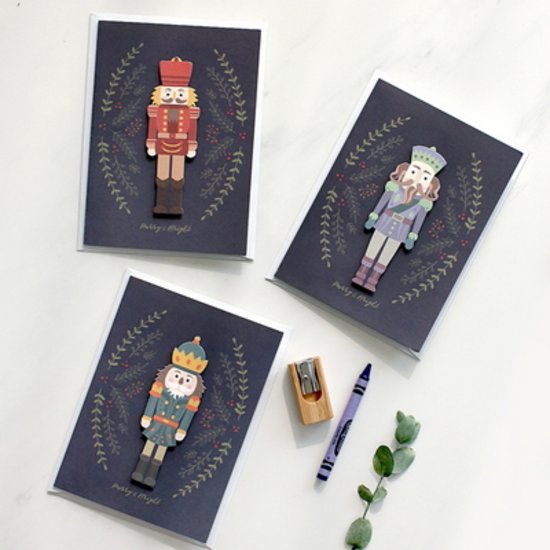 디비디  크리스마스 카드 - Wooden