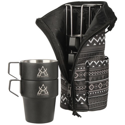 카즈미  블랙 머그컵 5P