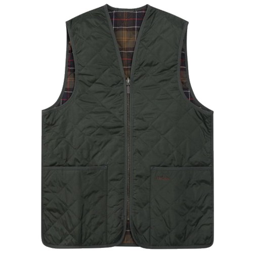 바버 퀼팅 이너 조끼 베스트_MLI0001 BR52