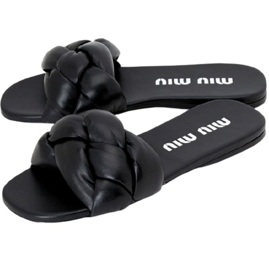 미우미우 패딩 슬리퍼 뮬_5XX487 LYB F0002