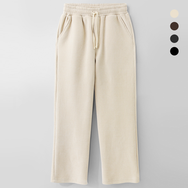 엠엔씨  MNC  도톰소프트 골덴와이드 팬츠  MDLP385FF