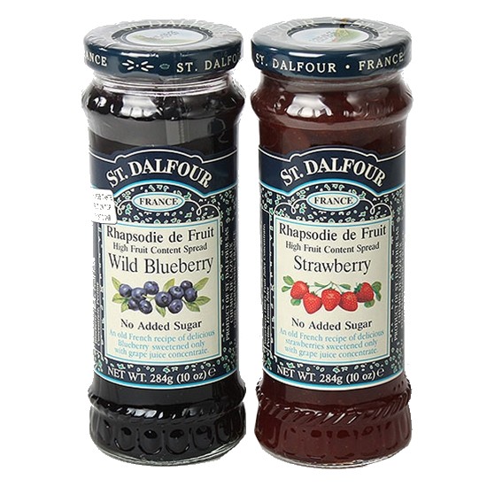 샹달프 과일잼 170g 2종 (딸기+블루베리잼)