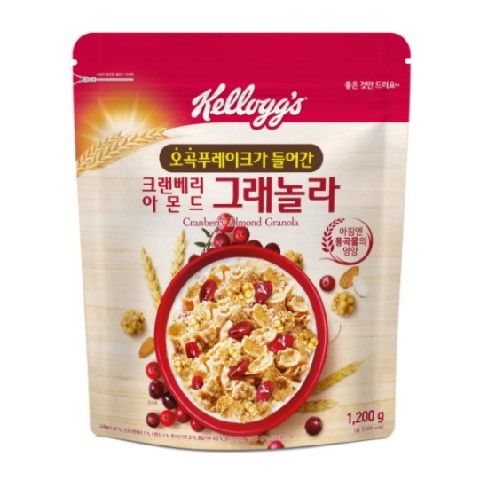켈로그  크랜베리 아몬드 그래놀라 1.2kg