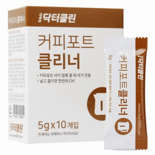 닥터클린 커피포트 클리너 40개 - 에누리 가격비교