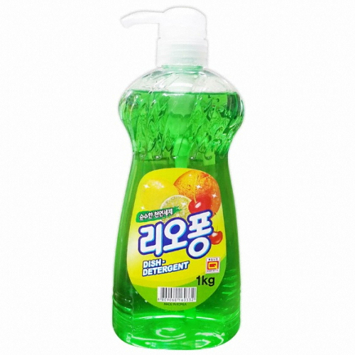 리오퐁 1kg 펌프 1박스12개 안전배송 주방세제 트리오