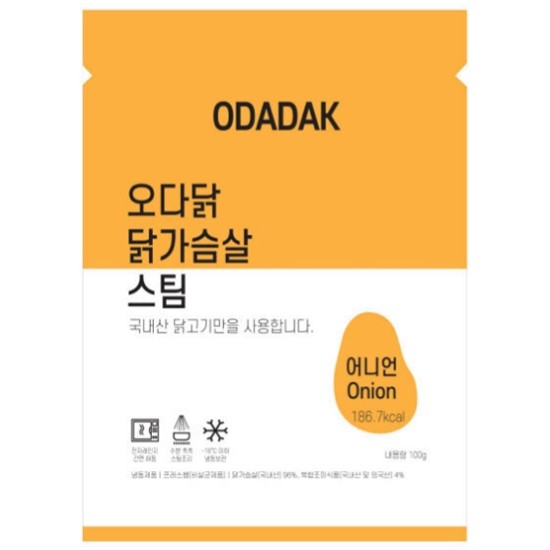 오박사닷컴  오다닭 닭가슴살 스팀 어니언 100g