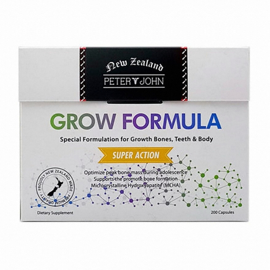 뉴질랜드 피터앤존 그로우 포뮬러 bonesbody 200정