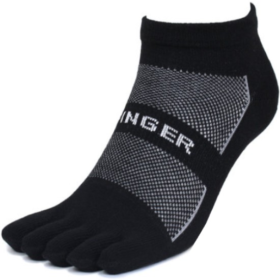 핑거삭스  쿨맥스 러닝 마라톤 발가락양말 518BK