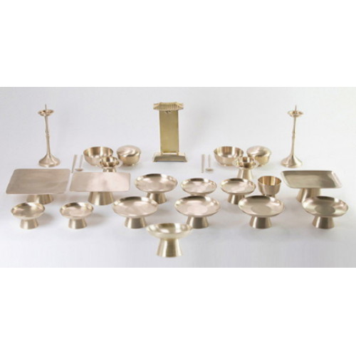 한놋 간편 제사제기 방짜유기 세트 17P