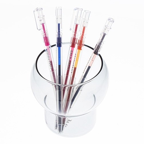 라이브워크  라이프앤피시스 투명슬림볼펜 0.5mm