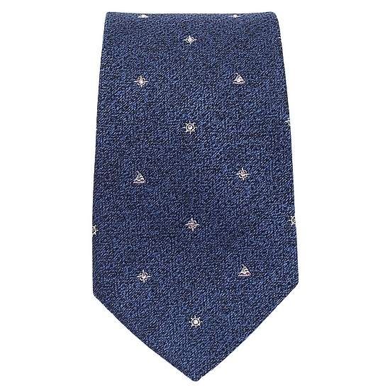 ST듀퐁 변형 사선 스트라이프 패턴 넥타이 TE1SM61KA029TNY