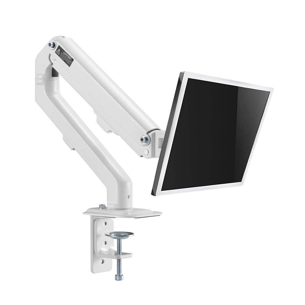 마운트뷰  MV-G1A 화이트 싱글 모니터암