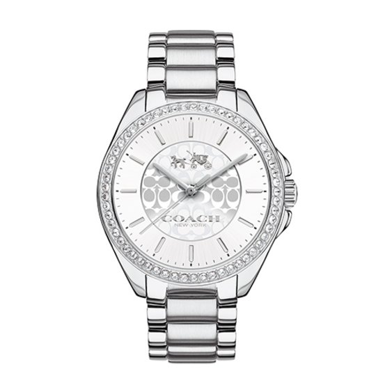 코치 트리스텐 TRISTEN 여자손목시계 14502469 실버